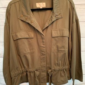 Belted Women’s Jacket Olive/Army NEW! Szs XL & XXL